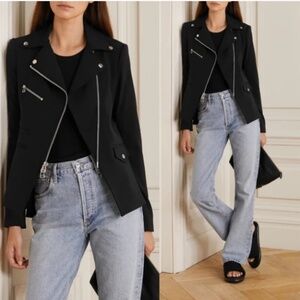 Veronica Beard Scuba Hadley Dickey Jacket in Black 4